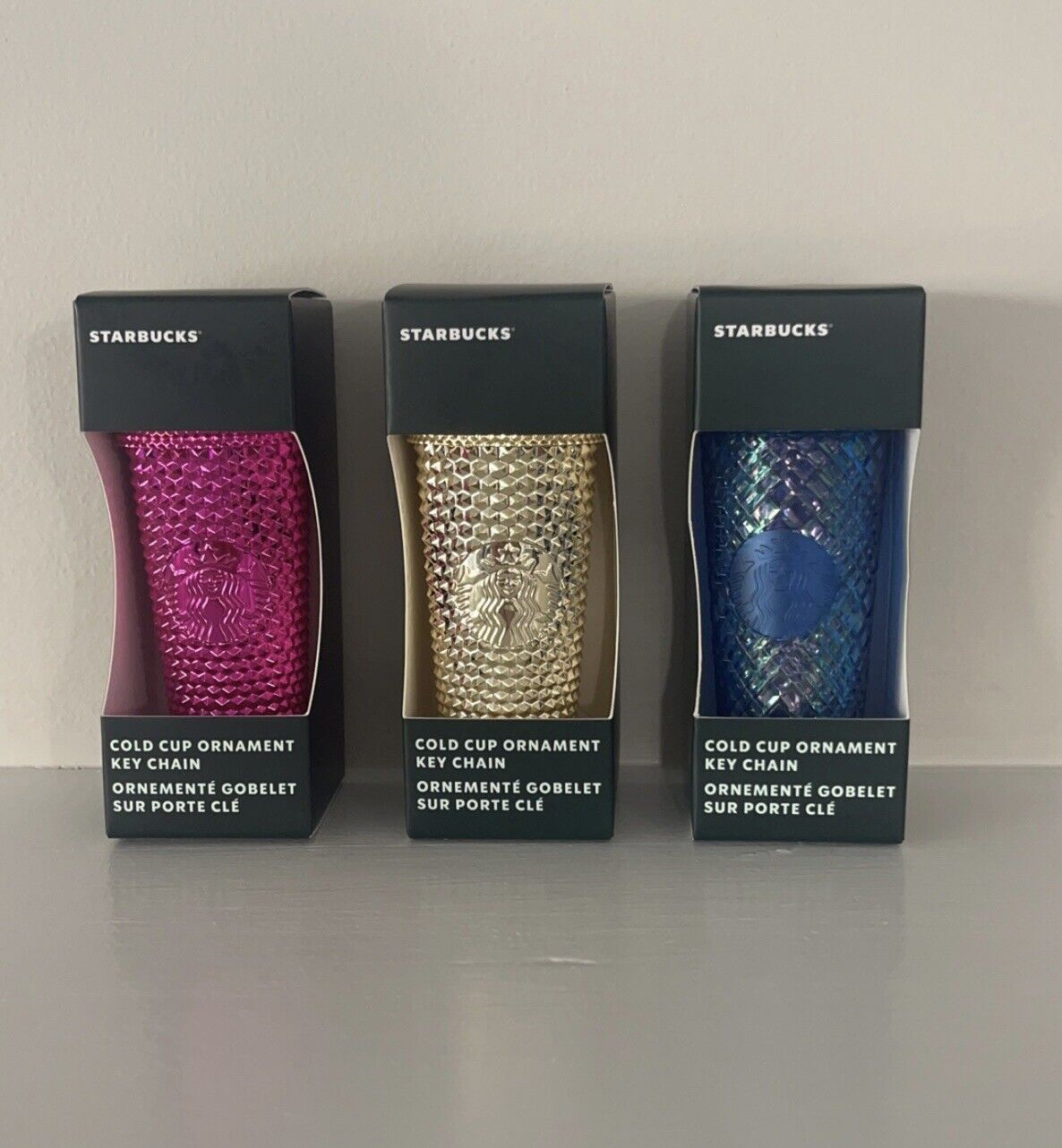 Starbucks Cold Cup Ornament Key Chain Set Holiday 2022 Antique Price