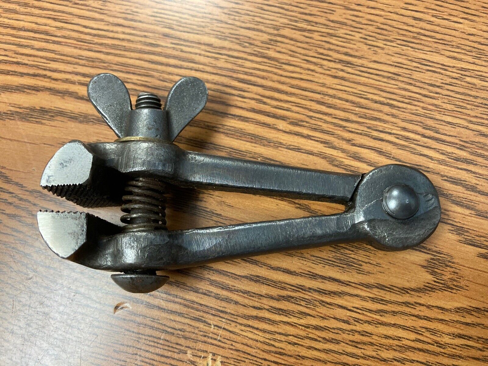 ANTIQUE Steel Hand Vise Clamp Jewelers Machinist Saw Antique