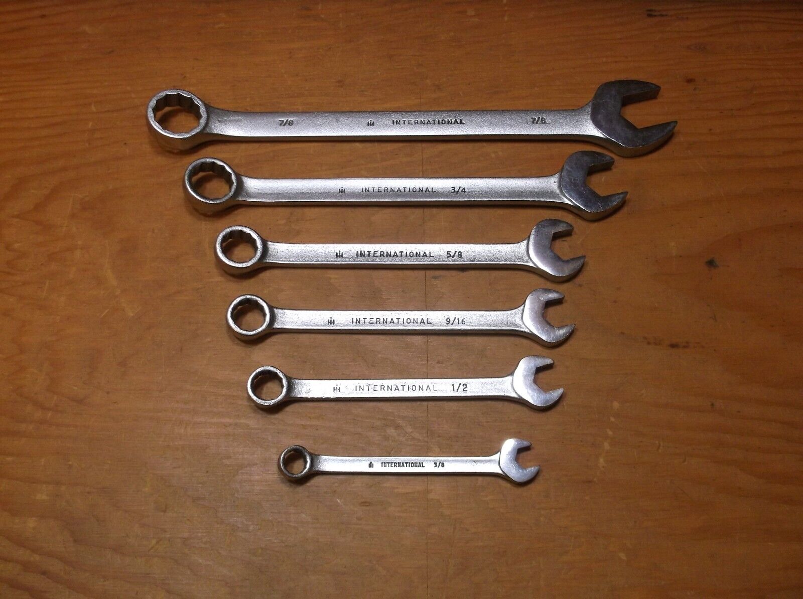 6 Six Vintage International Harvester Combination Wrench Tool