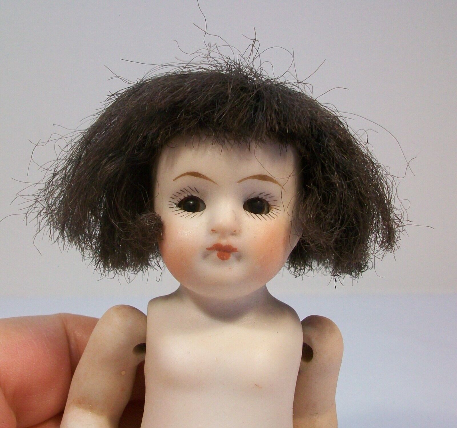 Antique Vintage 51 834 Miniature Bisque Sleep Eye Articulated Doll As Found Antique Price