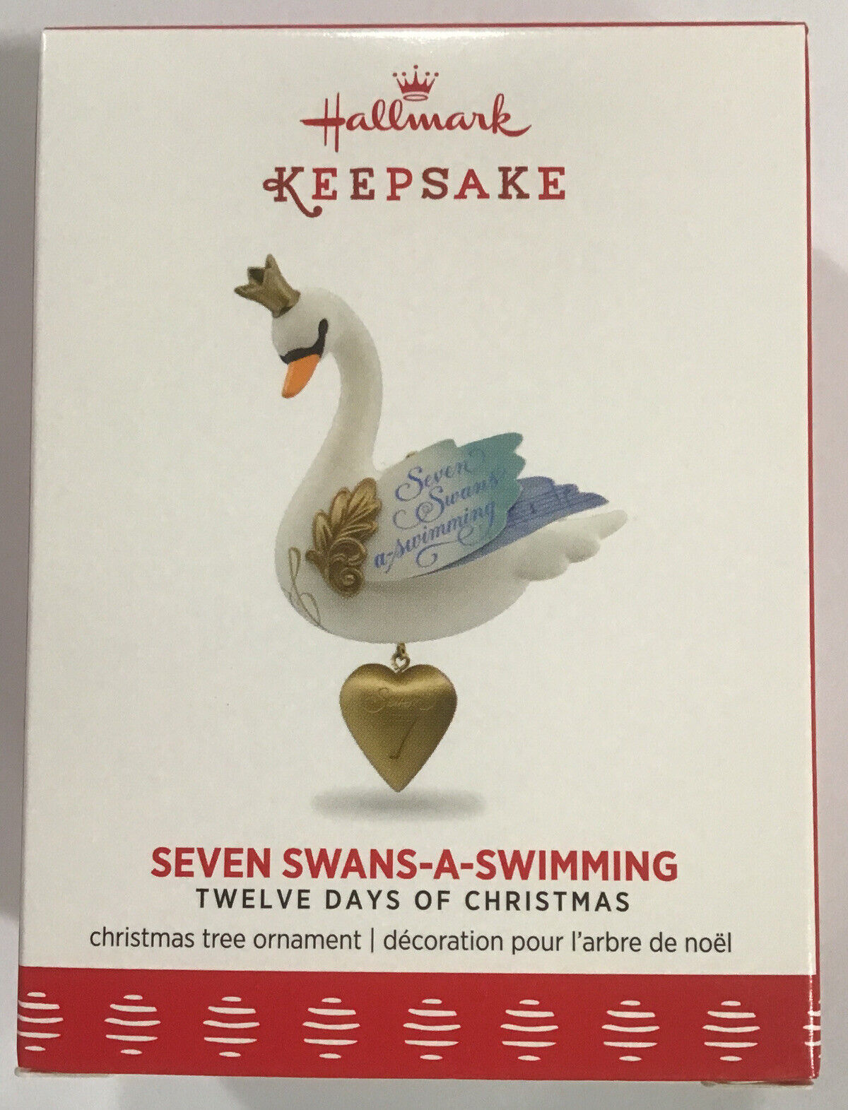 Hallmark Keepsake 2017 Seven SwansaSwimming Twelve Days of Christmas