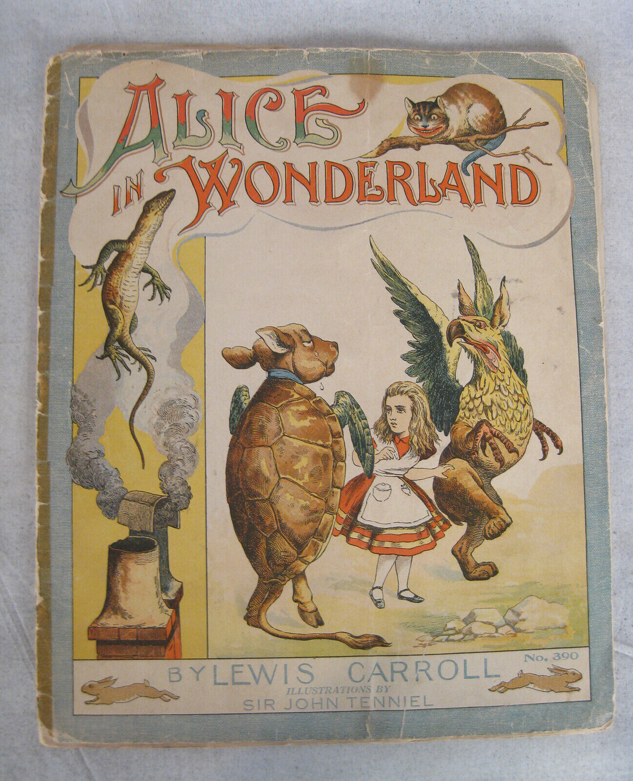 Antique Alice in Wonderland Book McLoughlin Lewis Carroll Tenniel color illus Antique Price