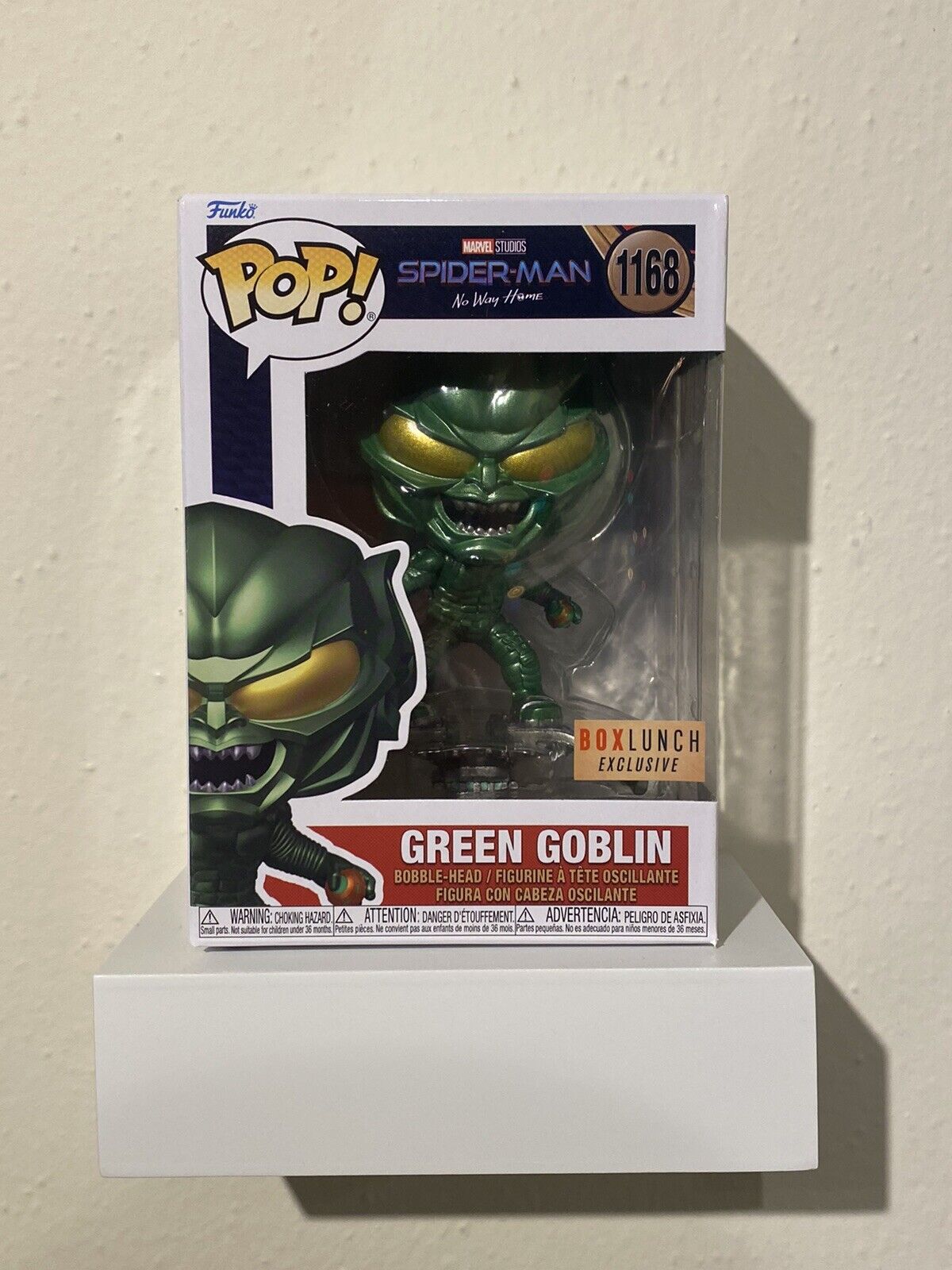 Funko POP Marvel SpiderMan No Way Home GREEN GOBLIN 1168 Box Lunch