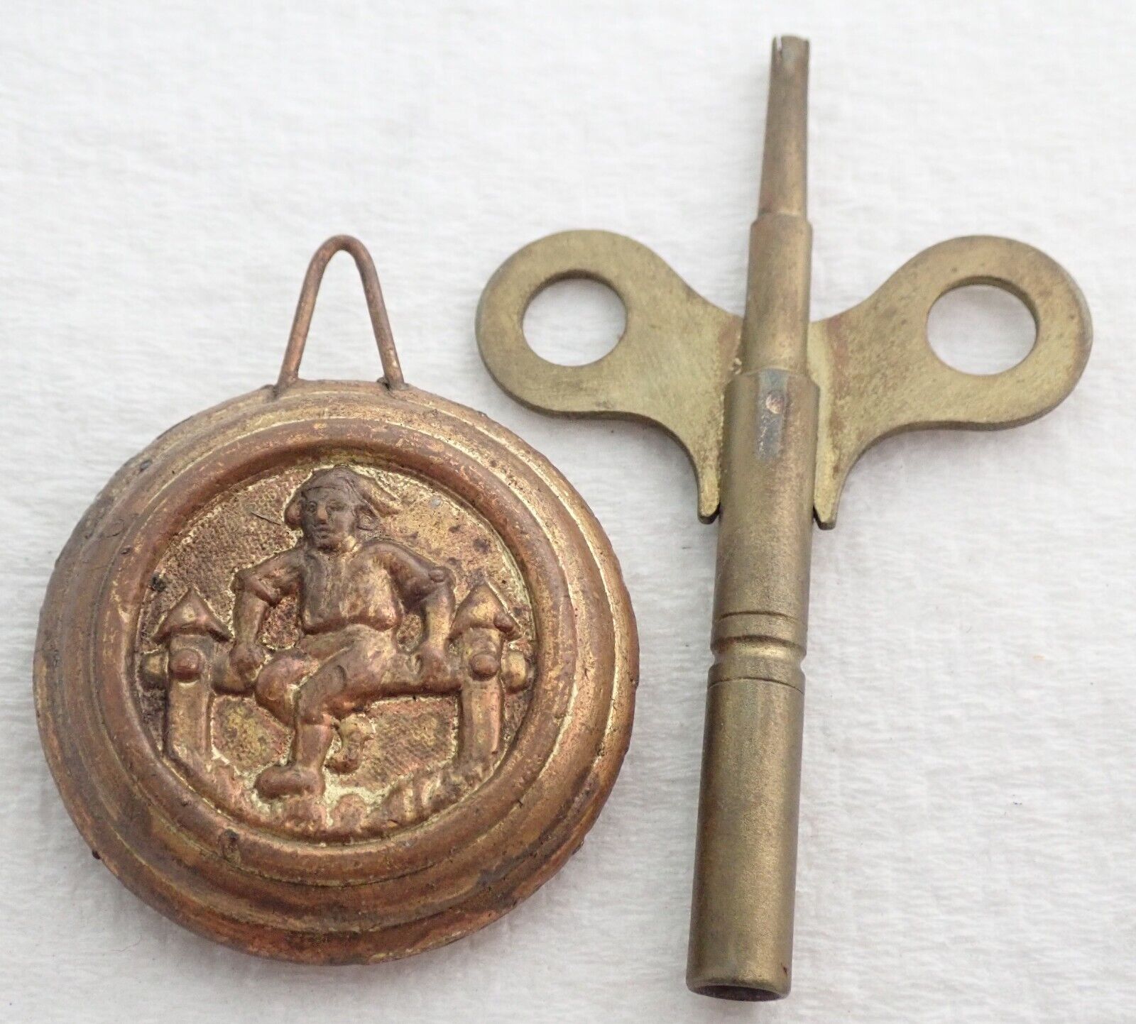 ANTIQUE SETH THOMAS MANTEL SHELF CLOCK PENDULUM KEY PARTS REPAIR