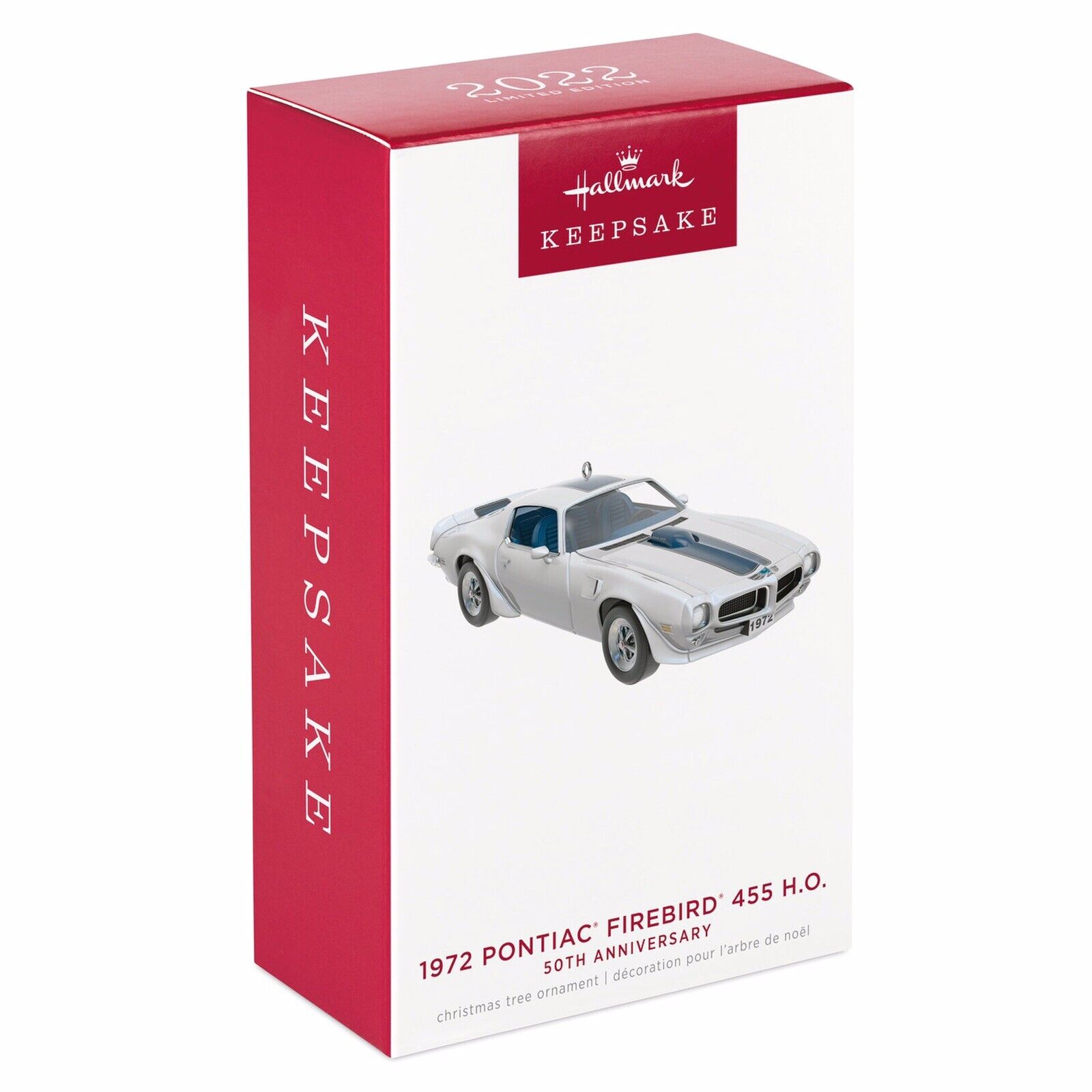 2022 HALLMARK LIMITED EDITION 1972 Pontiac Firebird 50th Ornament NR