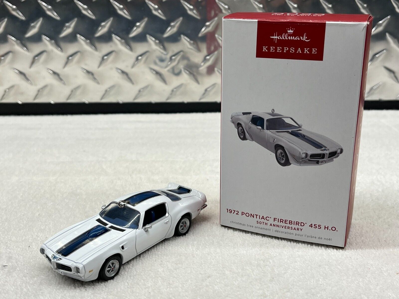 HALLMARK ORNAMENT CLASSIC AMERICAN CAR 1972 PONTIAC FIREBIRD 455 HO ...