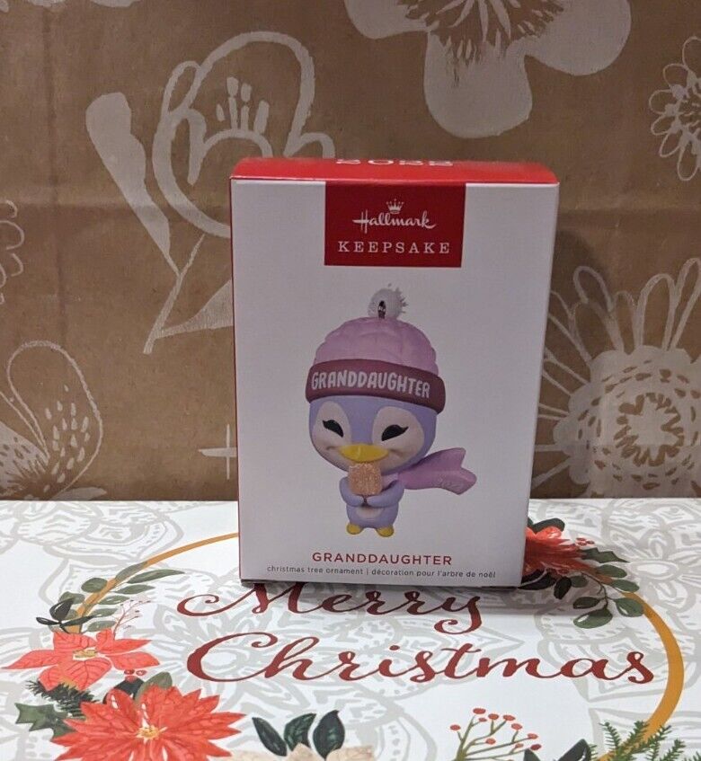 2022 Hallmark GRANDDAUGHTER Penguin Ornament Antique Price Guide