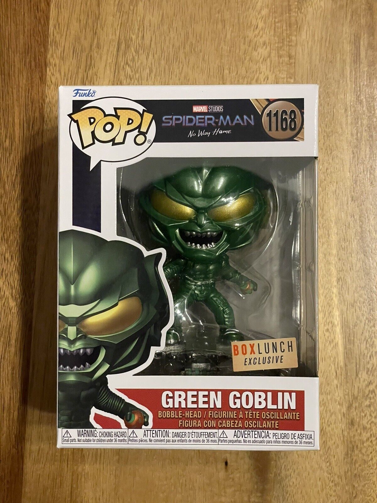 Funko Pop Marvel SpiderMan No Way Home Green Goblin 1168 Box Lunch