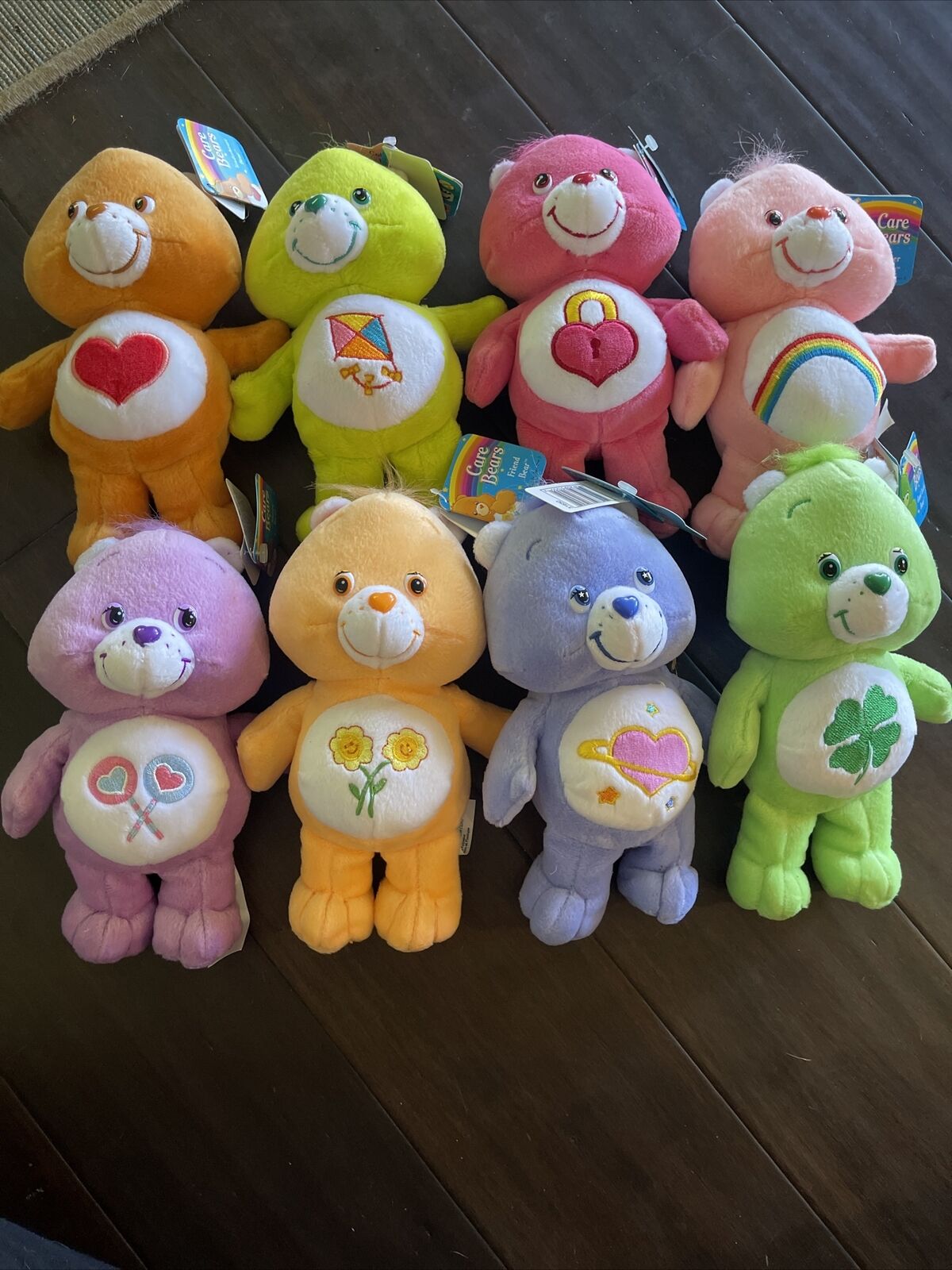 Lot Of 8 Vintage Early 2000s Care Bears Plush Bears -- Antique Price ...
