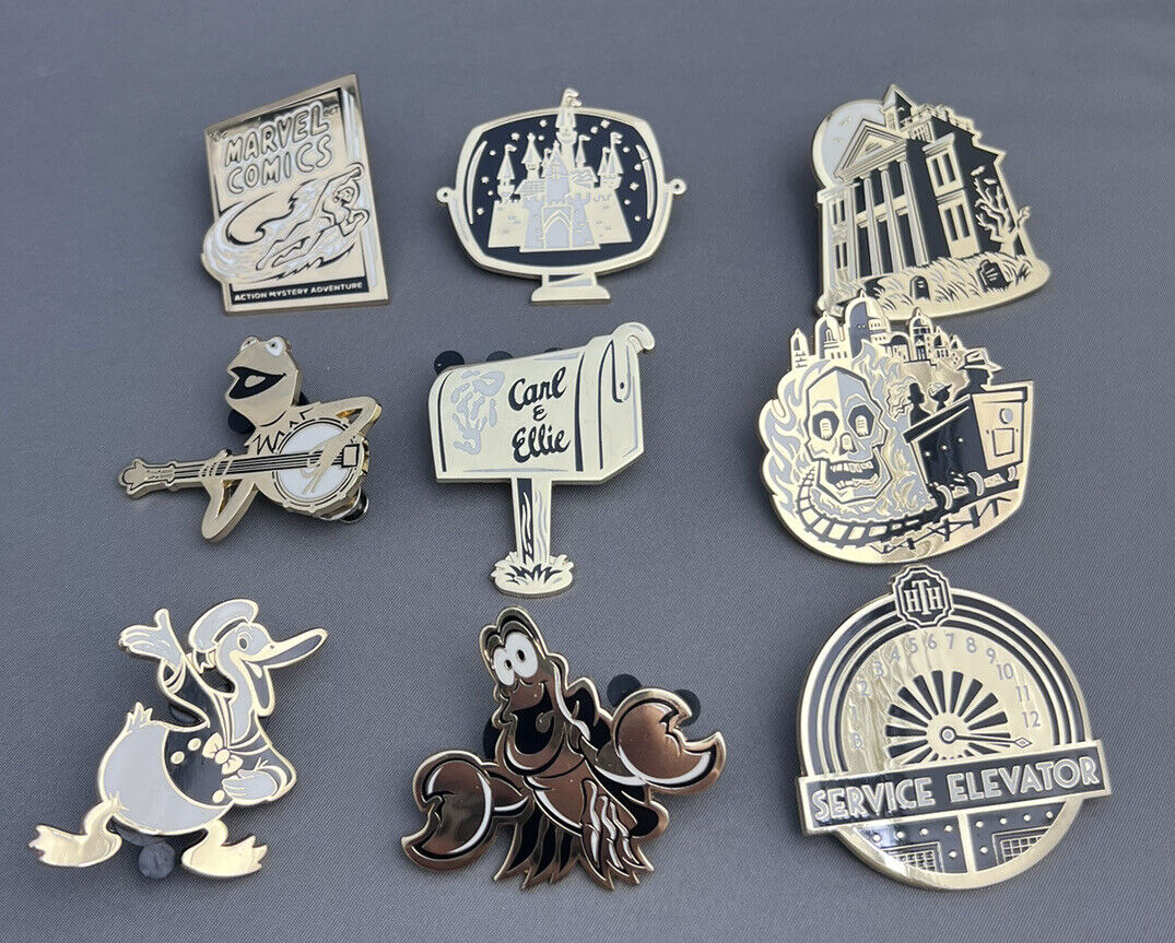 Lot of 9 Disney D23 Exclusive Trading Pins 2019 Up Marvel Haunted ...