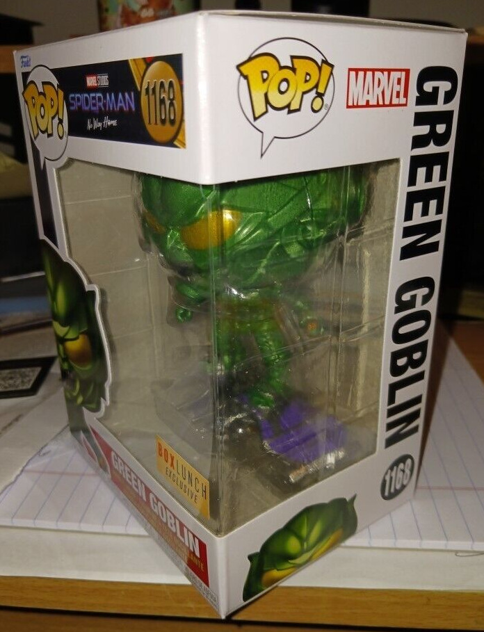 FUNKO POP GREEN GOBLIN 1168 BOXLUNCH EXCLUSIVE SPIDERMAN NO WAY HOME
