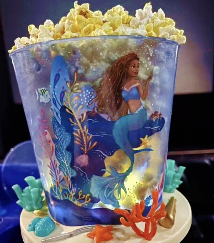 The little mermaid popcorn bucket 2023 AMC Exclusive Flounder Ari