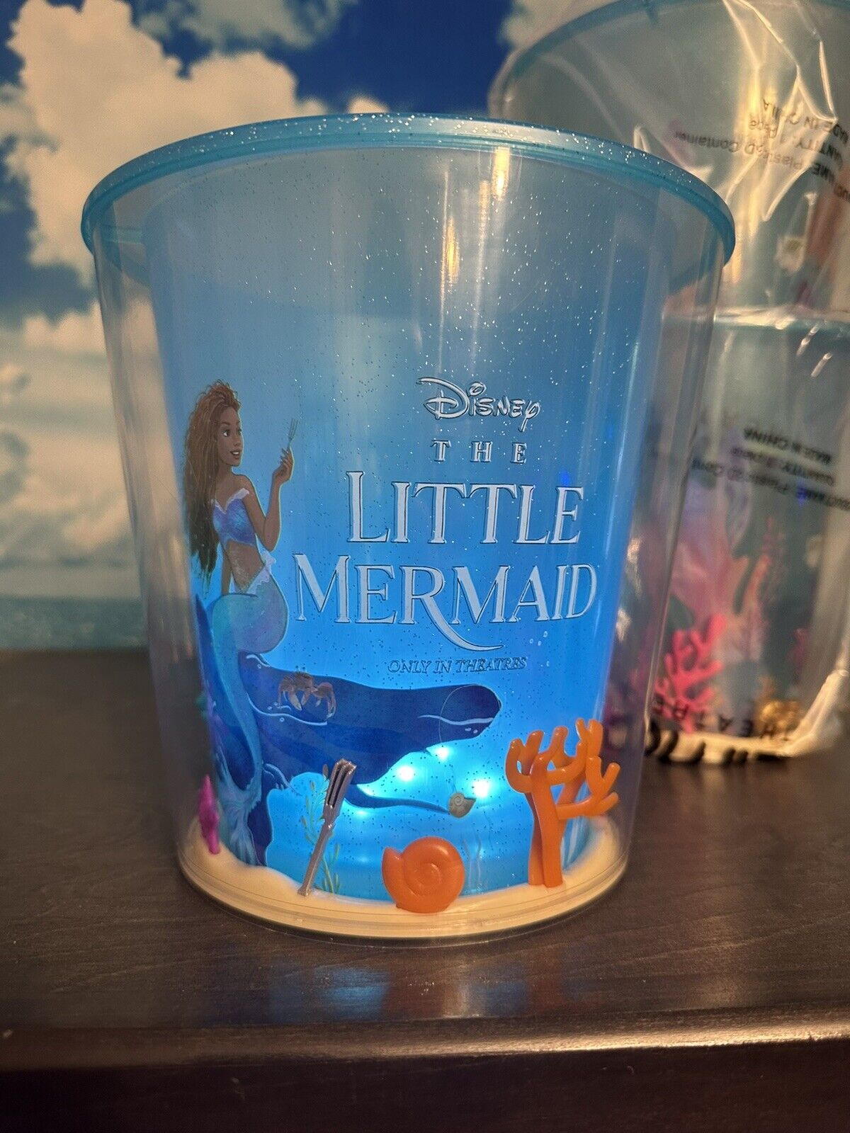 The little mermaid popcorn bucket 2023 AMC Exclusive Flounder Ari
