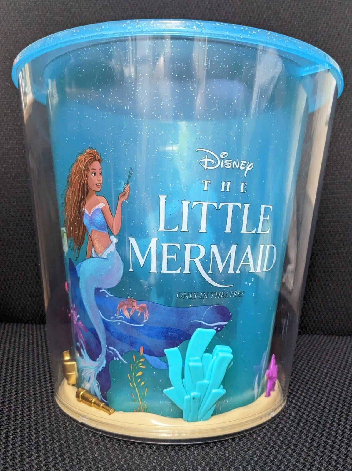 The Little Mermaid Popcorn Bucket AMC Exclusive Brand New Light Up In