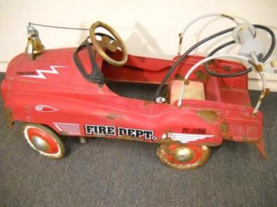 1950 Ford tbird pedal car with reverse #3