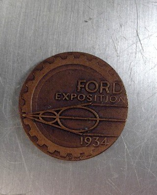 1934 Ford exposition coin #8