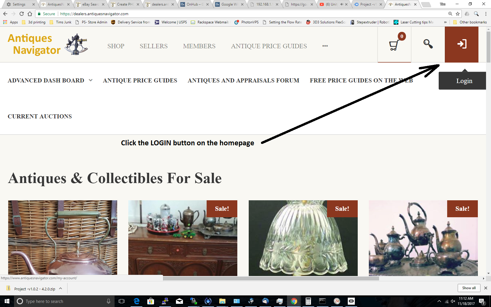 How to post an item for sale on AntiquesNavigator AntiquesNavigator