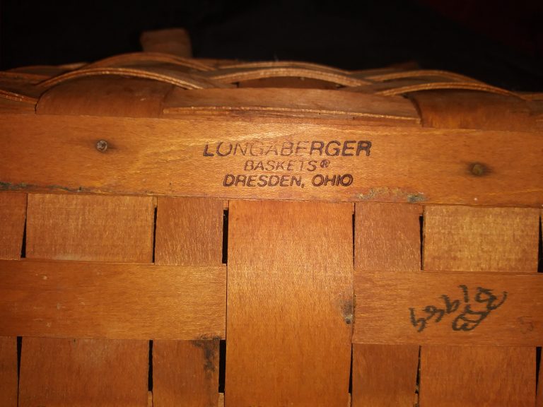 Longaberger basket 1989 AntiquesNavigator — Online Antique Stores