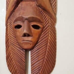 AMERICAN INDIAN HAND CARVED MASK
